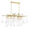 Cwi Lighting Anita 10 Light Chandelier With Gold Leaf Finish 1094P47-10-620 - alternate 1